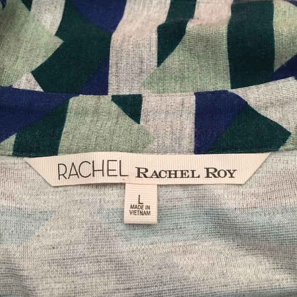 Rachel Roy Tribal Long Sleeve Dress size L - Picture 5 of 6